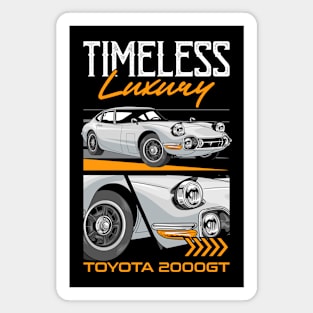 Toyota 2000GT JDM Car Magnet